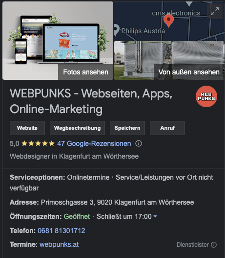 google unternehmensprofil